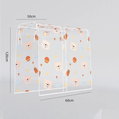 Waterproof Clothes Dust Cover Dustproof Large Capacity Dress Storage Protect Thicken Closet Organizer for Coat Suit Dress