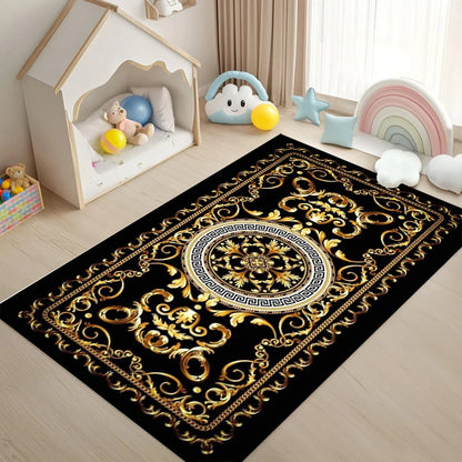 European Style Luxury Large Living Room Carpet Soft Large Area Decoration Home Floor Mats Bedroom Carpet Sofa Custom Floor Mats