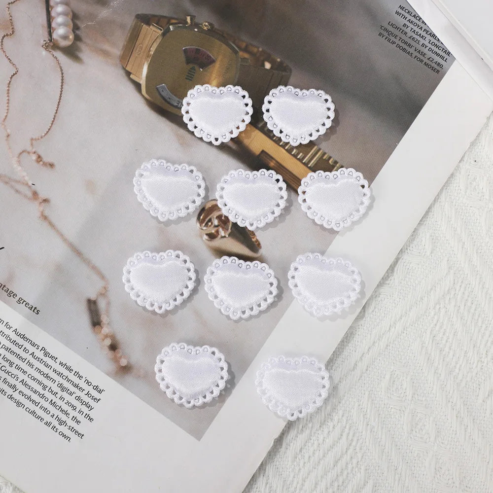 10Pcs Sweet Plush DIY Photocard Holder Handmade Material Korean Idol Photo Card Holder Lace Strips Cute Cartoon Ears Accessories