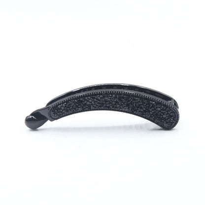 Rhinestone Banana Clip Crystal Barrette Ponytail Fixing Hairpins Hair Banana Clip Women Hair Styling Accessories Hairgrip Gifts