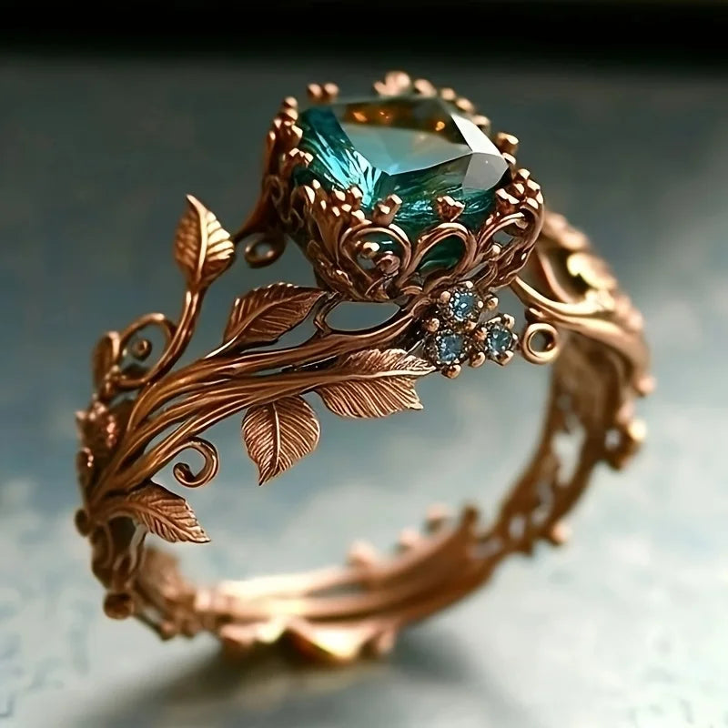 New jewelry, exquisite decoration, fashionable butterfly pattern women's ring