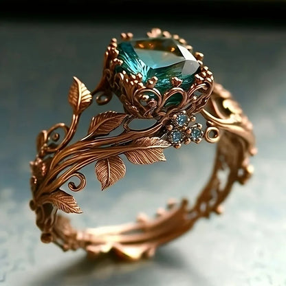New jewelry, exquisite decoration, fashionable butterfly pattern women's ring