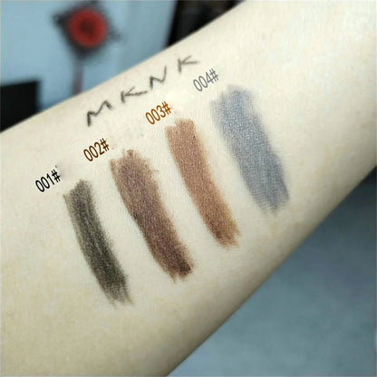 2 In 1 Eyebrow Pencil With Brush Sweat Proof Eyeliner Makeup Pen Professional Defining & Filling Tool Easy Application Cosmetics