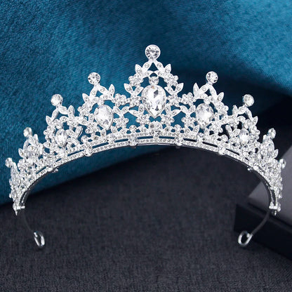 15 Colors Princess Crown Bridal Tiaras and Crowns for Girls Prom Birthday Wedding Hair Jewelry Party Head Accessories