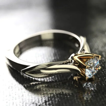Pure 18K Gold Ring for Women Moissanite Rings with Natural Gemstones Luxur Jewelry Couples Women's Wedding Valentine's Day Gifts