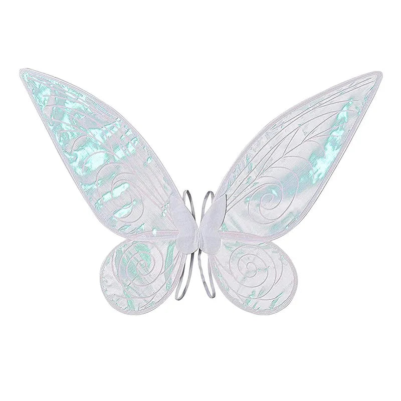 Kids Butterfly Headband Wings Cute Party Props with Fairy Wand Glitter Butterfly Dressing Up Fairy Wing Cosplay Costume