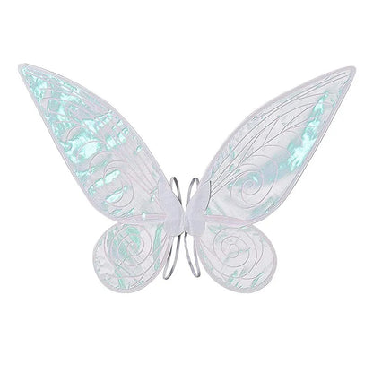 Kids Butterfly Headband Wings Cute Party Props with Fairy Wand Glitter Butterfly Dressing Up Fairy Wing Cosplay Costume
