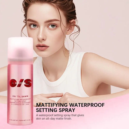 Delicate Matte Setting Spray Oil Control Waterproof Quick Fix Refreshing Long Lasting Face Beauty Cosmetic