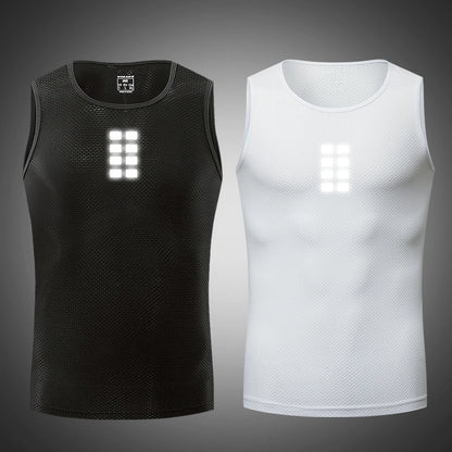 WOSAWE Cycling Jersey Sleeveless Cycling Base Layer MTB Bike Sports Shirt Underwear Racing Bicycle Jersey Shirt Undershirt