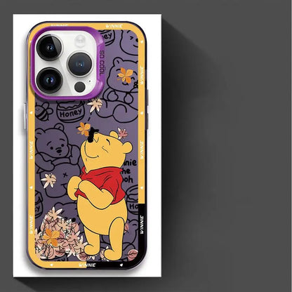 Disney Winnie The Pooh Phone Case for Apple iPhone 16 15 Pro Max 13 14 Plus 12 11 Pro plus  Matte