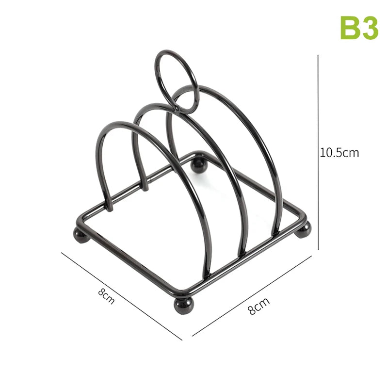 1Pcs Stainless Steel Cooking Rack Versatile Use as Toast Stand Bread Rack Baking Grid Pizza Plate Grill Pot Air Fryer Accessory