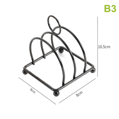 1Pcs Stainless Steel Cooking Rack Versatile Use as Toast Stand Bread Rack Baking Grid Pizza Plate Grill Pot Air Fryer Accessory