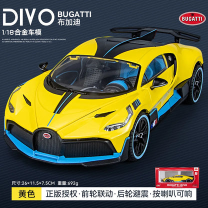 1:18 Scale Luxury Alloy Car Model Fashionable Collectible Vehicle Decoration Blind Box Non-Remote Control Toy from Mainland Chin
