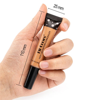 Nude Makeup Facial Foundation Waterproof Cover Blemish Base Fluid Concealer Oil Control Lasting Brighten Skin BB Cream Cosmetics