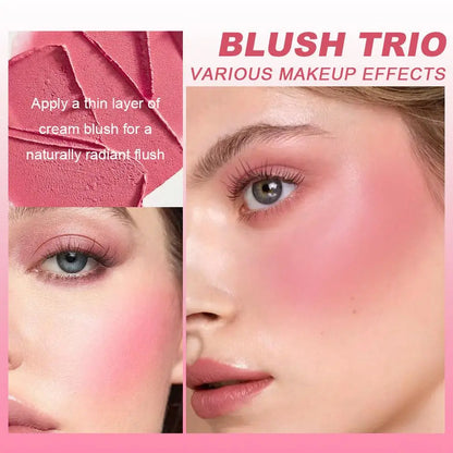 New Highlight For Face Waterproof Soft Cream Texture Bronzer Contour Stick Face Blusher For Cheek Beauty Makeup Cosmetics