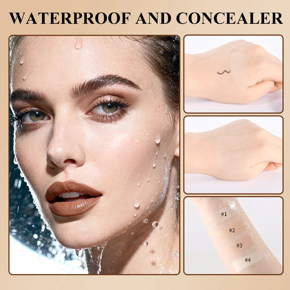 Airy Foundation Spray Waterproof Sweat-resistant Natural Silky Matte Finish Even Skin Tone Breathable Foundation Make-up Spray