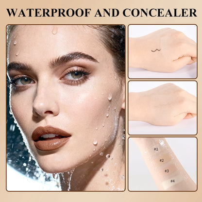 Airy Foundation Spray Waterproof Sweat-resistant Natural Silky Matte Finish Even Skin Tone Breathable Foundation Make-up Spray