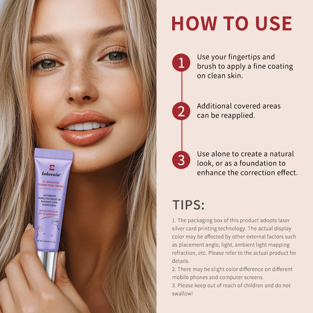 CC Cream Korea Centella Change Color Moisture Cream Makeup Foundation Full Coverage Magic Foundation Covering Korean Makeup