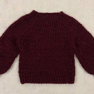 Maroon Baby Sweater — image 1