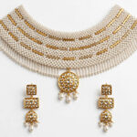 Pearl & Kundan Bridal Collar Set
