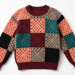 Multicolor Granny Square Sweater