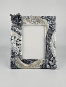 Resin Geode Photo Frame