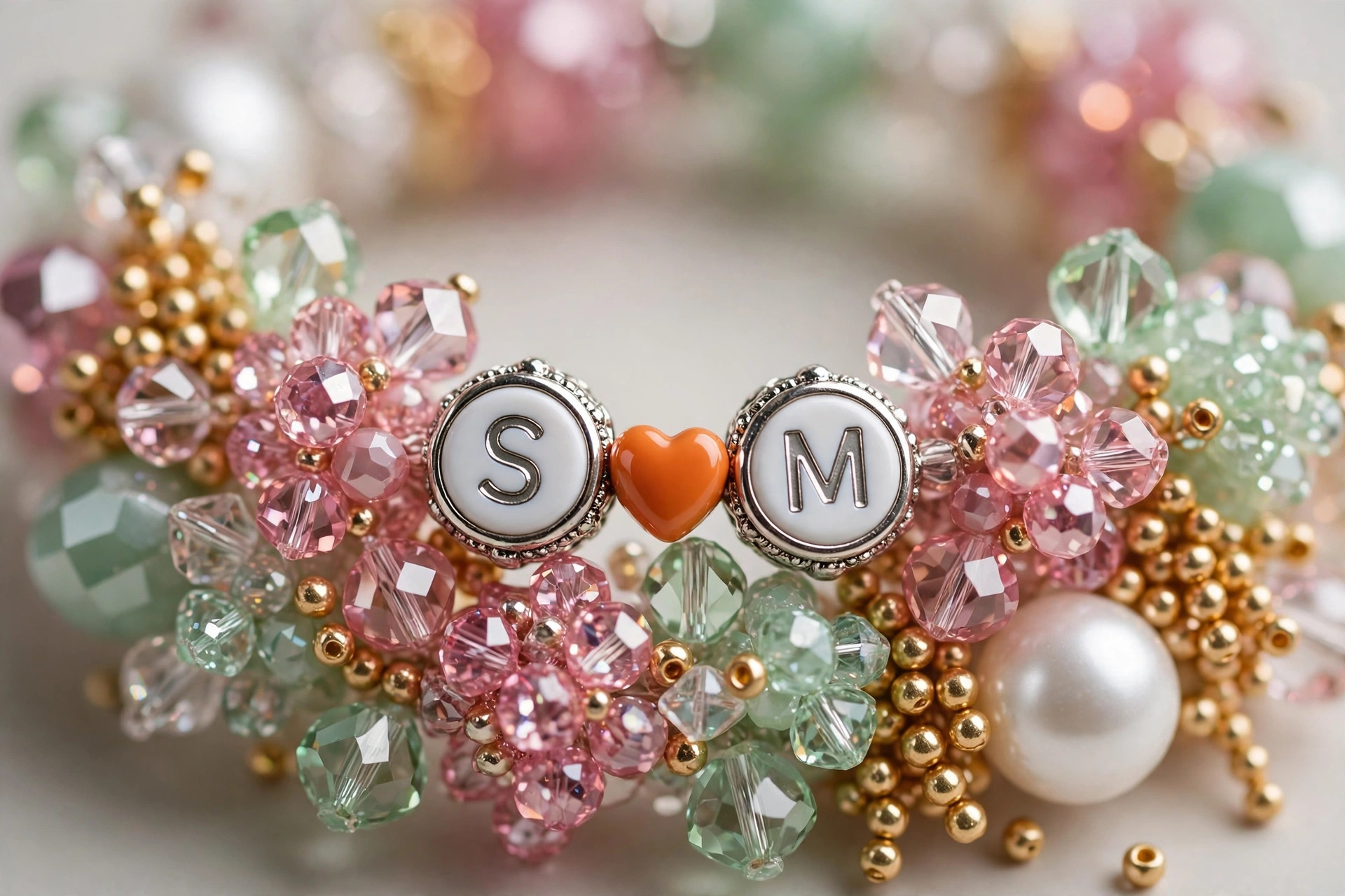 Personalized Initial Crystal Bracelet — image 3