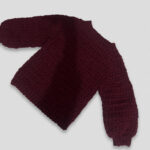 Maroon Crochet Sweater