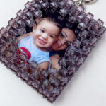 Crystal Photo Frame Keychain