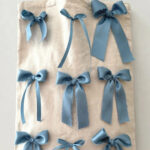 Cream Canvas Tote Bag with Satin Ribbon Bows – Coquette Style