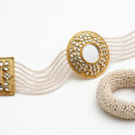 Pearl Kundan Choker & Bracelet Set